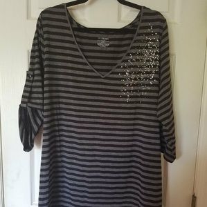 Striped Tunic Top
